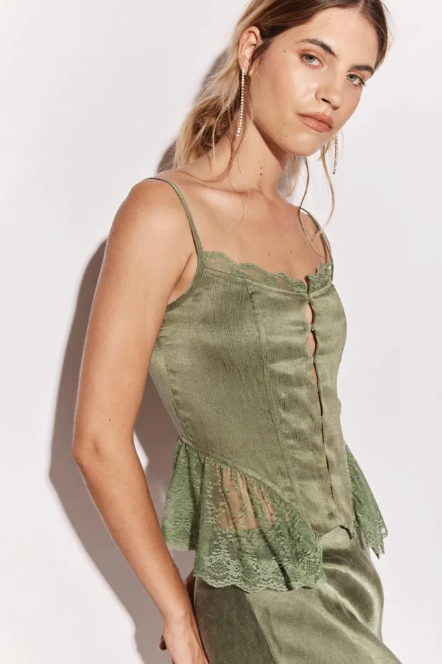 Sleeveless Women VRG GRL Rhapsody Top Forest Sleeveless Women VRG GRL Rhapsody Top Forest