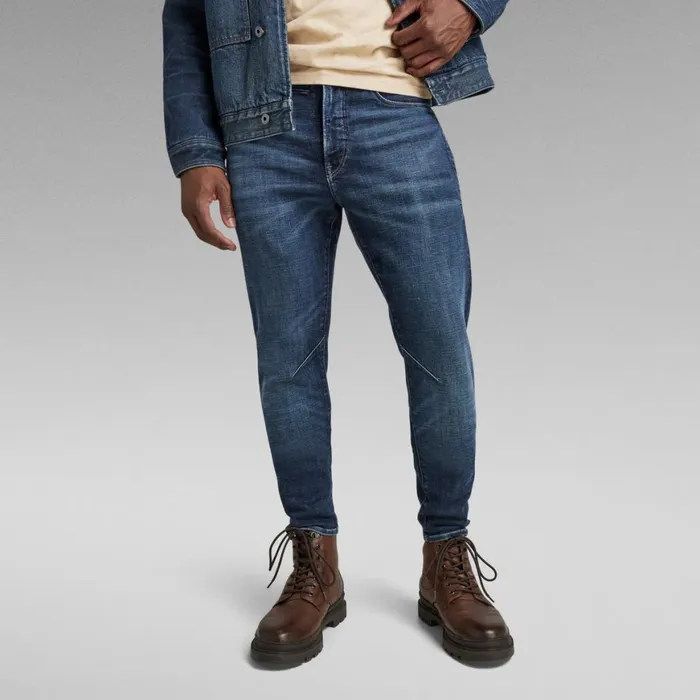Slim Men GStar RAW DStaq 3D Slim Jeans Worn In Himalayan Blue