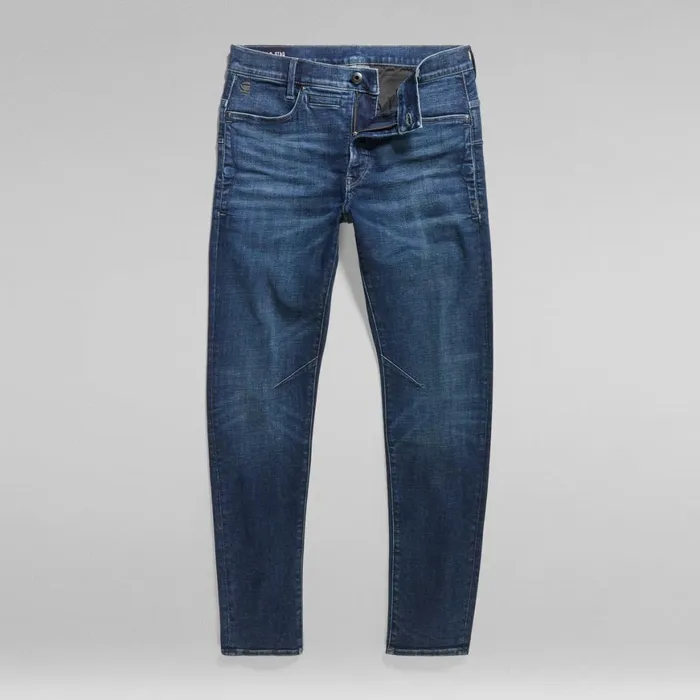 Slim Men GStar RAW DStaq 3D Slim Jeans Worn In Himalayan Blue