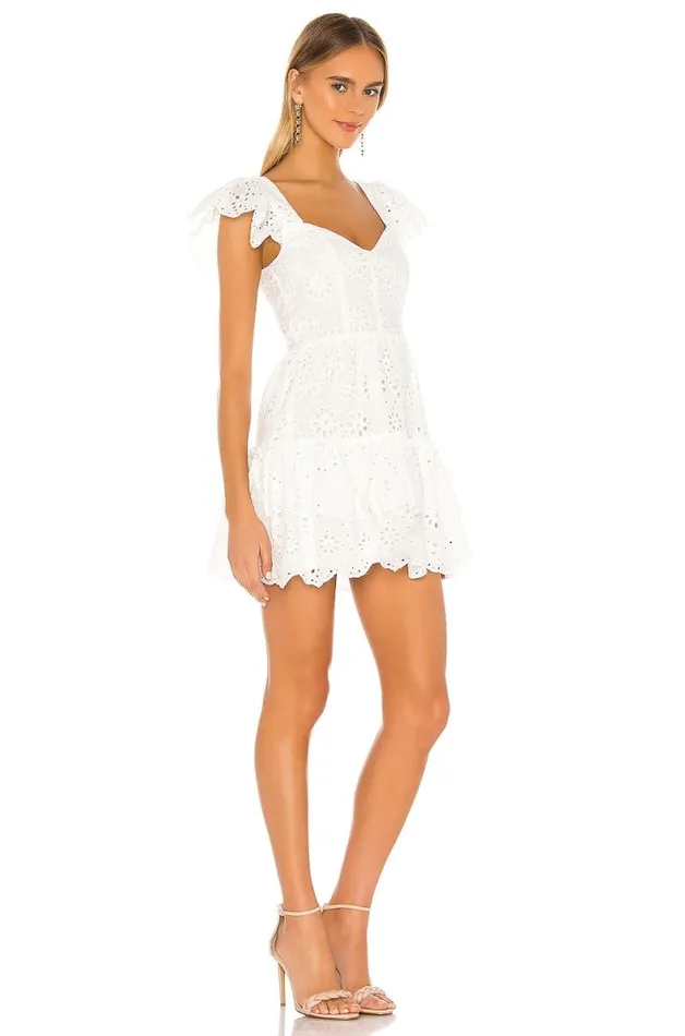 Sorrento Dress White Women Lovers and Friends Dresses