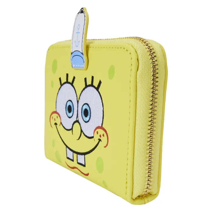 SpongeBob SquarePants 25th Anniversary Cosplay Zip Around Wallet Unisex Loungefly Bags and Wallets SpongeBob SquarePants 25th Anniversary Cosplay Zip Around Wallet Unisex Loungefly Bags and Wallets