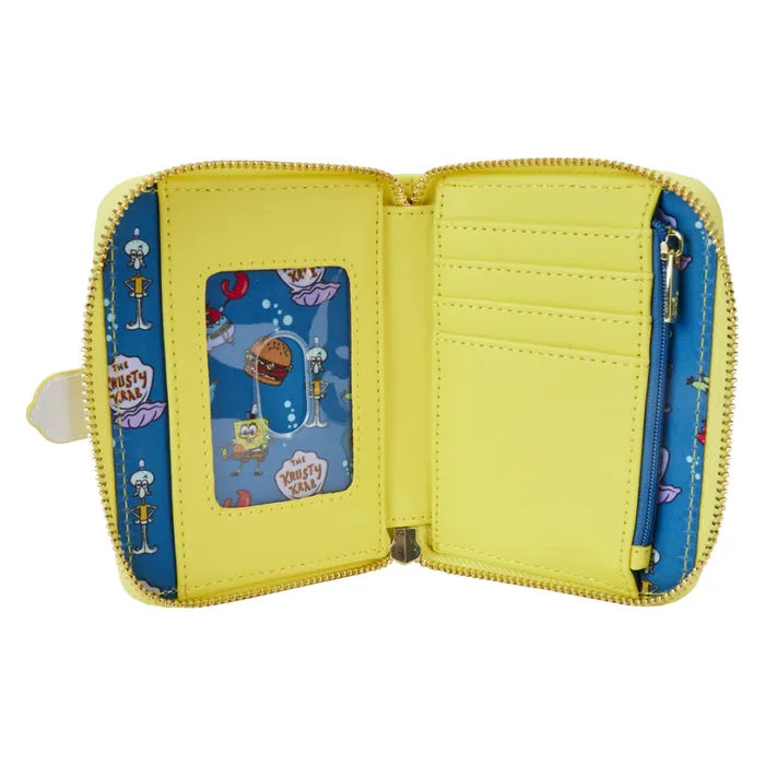 SpongeBob SquarePants 25th Anniversary Cosplay Zip Around Wallet Unisex Loungefly Bags and Wallets SpongeBob SquarePants 25th Anniversary Cosplay Zip Around Wallet Unisex Loungefly Bags and Wallets