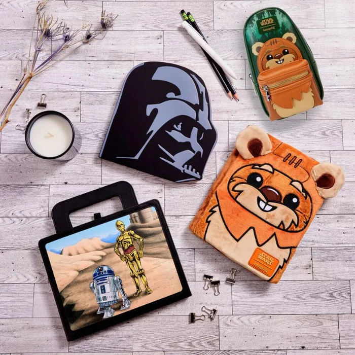 Star Wars Return Of The Jedi Ewok Cosplay Plush Refillable Stationery Journal Unisex Loungefly Small Accessories Star Wars Return Of The Jedi Ewok Cosplay Plush Refillable Stationery Journal Unisex Loungefly Small Accessories