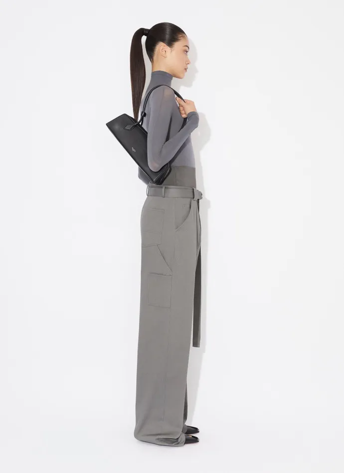 Steel CARGO TROUSERS WITH KNIT BAND Women Alaa Pants and Shorts