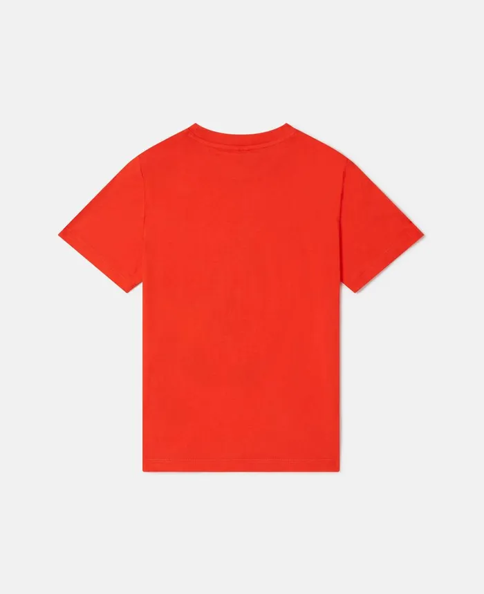 Stella McCartney 039Fry Day039 Print TShirt Red Kids TShirts And Sweatshirt