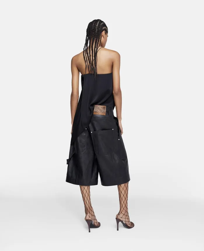 Stella McCartney Alter Mat KneeLength Shorts Black Women Trousers And Shorts Stella McCartney Alter Mat KneeLength Shorts Black Women Trousers And Shorts