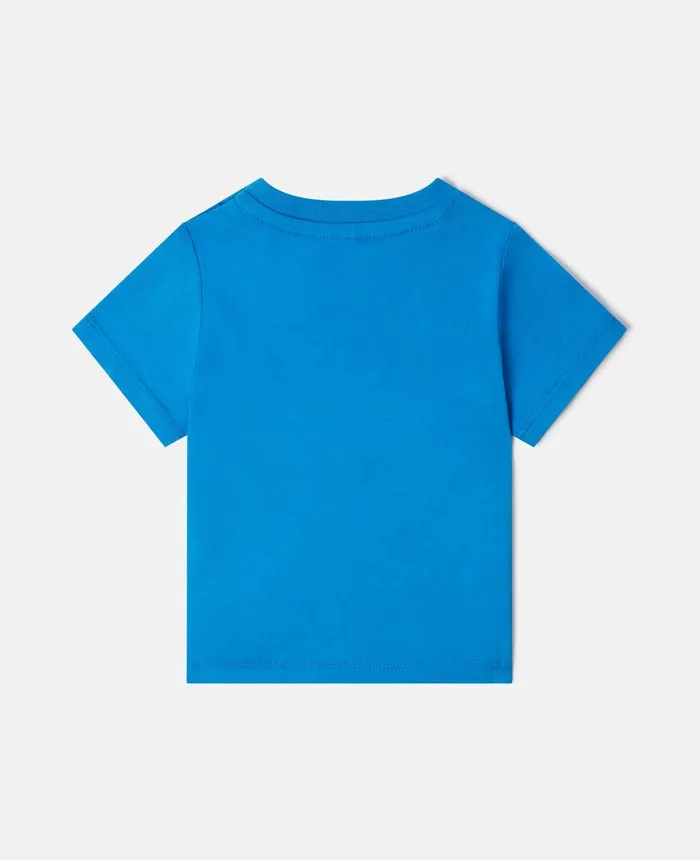 Stella McCartney Donut Print TShirt Blue Kids Sweatshirt And TShirts