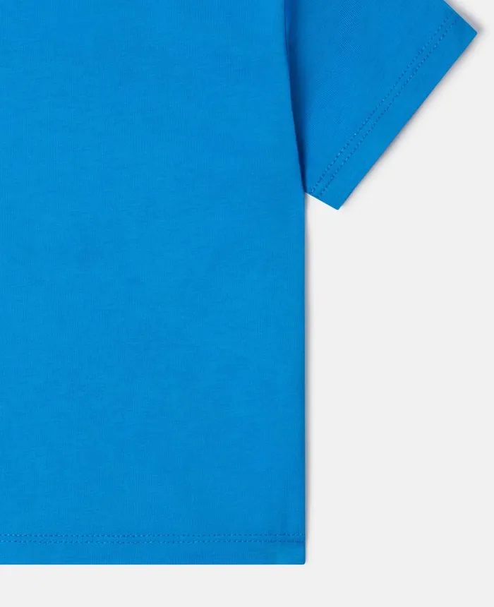 Stella McCartney Donut Print TShirt Blue Kids Sweatshirt And TShirts