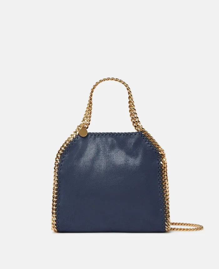 Stella McCartney Falabella Mini Tote Bag Indigo Moon Women TopHandle Bags