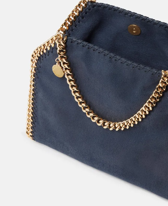Stella McCartney Falabella Mini Tote Bag Indigo Moon Women TopHandle Bags