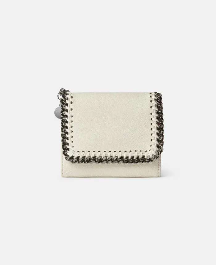 Stella McCartney Falabella Small Flap Wallet Magnolia Women Compact Wallets