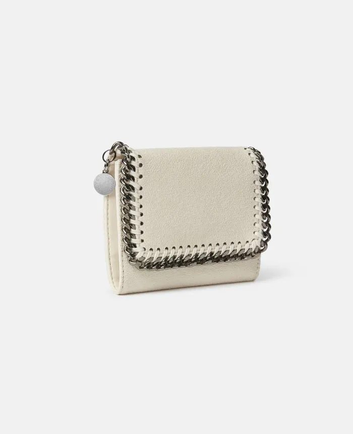 Stella McCartney Falabella Small Flap Wallet Magnolia Women Compact Wallets