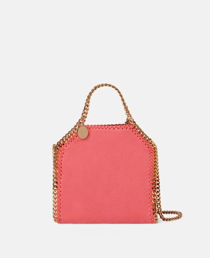 Stella McCartney Falabella Tiny Tote Bag Bright Pink Women Tote Bags