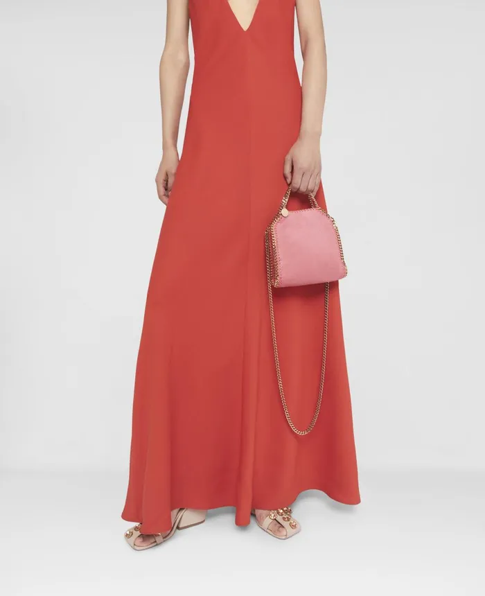 Stella McCartney Falabella Tiny Tote Bag Bright Pink Women Tote Bags