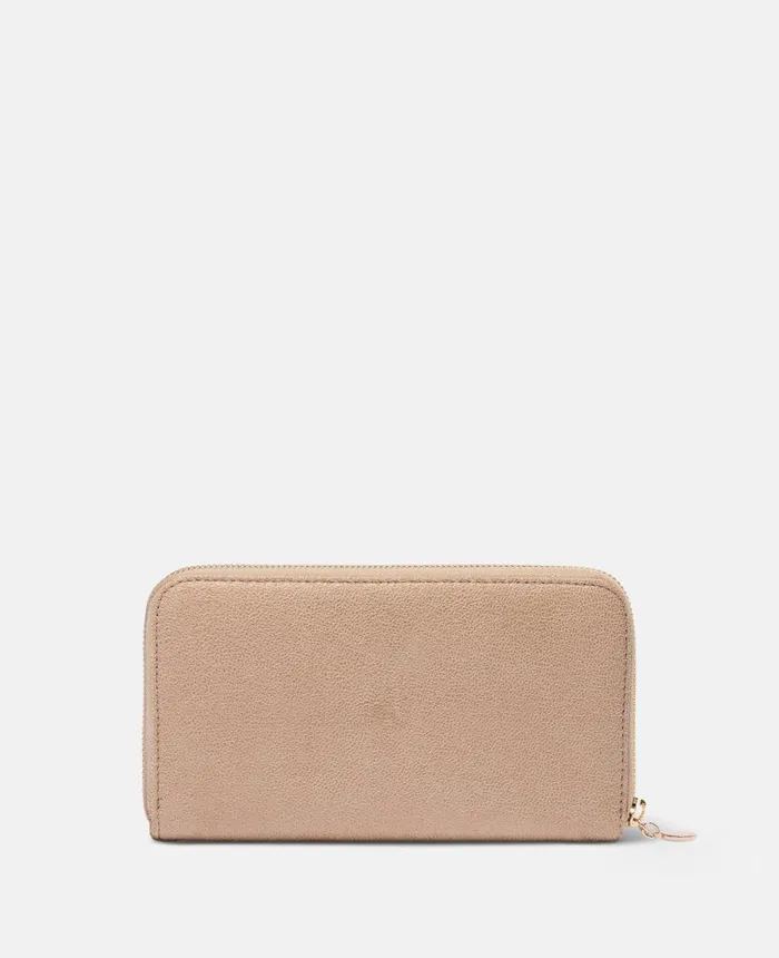 Stella McCartney Falabella Zip Continental Wallet Clotted Cream Women Long Wallets Stella McCartney Falabella Zip Continental Wallet Clotted Cream Women Long Wallets