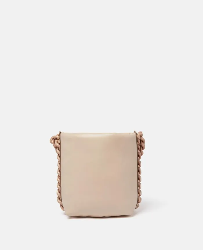 Stella McCartney Frayme Padded Bucket Shoulder Bag Semolina Women Frayme Bag Stella McCartney Frayme Padded Bucket Shoulder Bag Semolina Women Frayme Bag