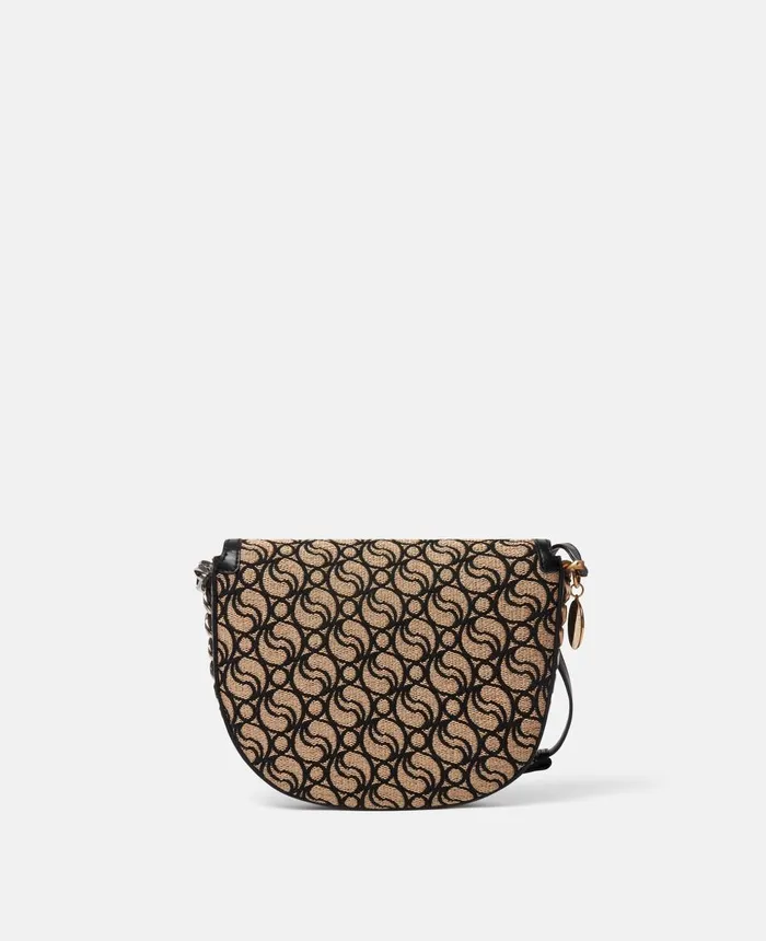 Stella McCartney Frayme SWave Medium Flap Shoulder Bag Raffia Beige Women Frayme Bag Stella McCartney Frayme SWave Medium Flap Shoulder Bag Raffia Beige Women Frayme Bag