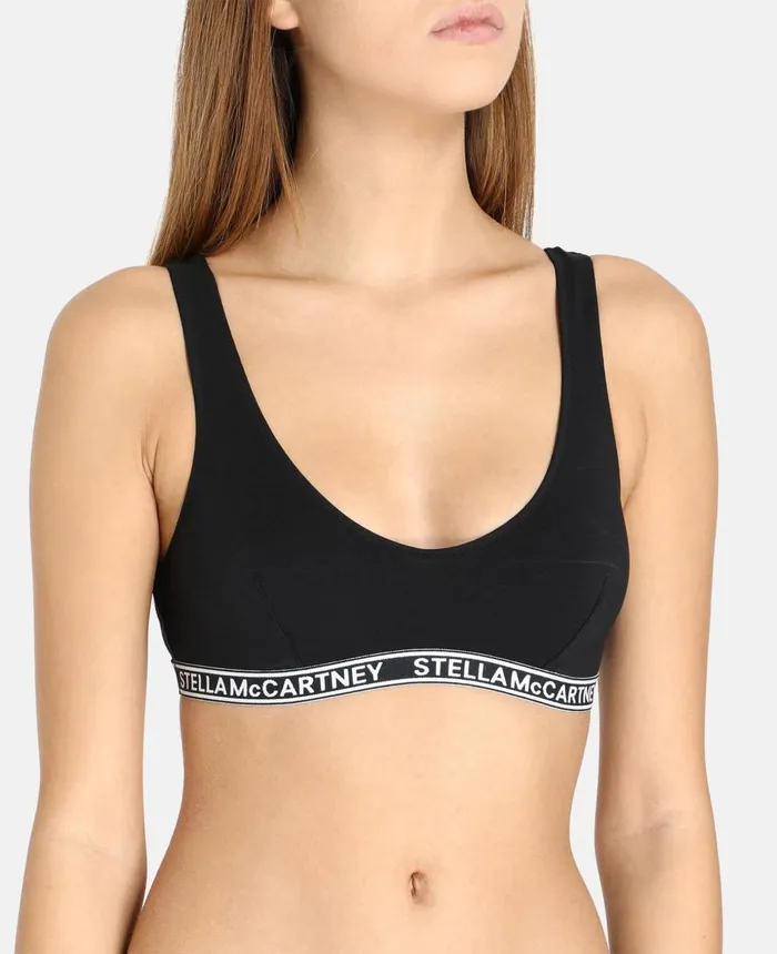Stella McCartney Ivy Chatting Bralette Black Women Lingerie And Sleepwear