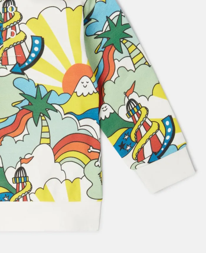 Stella McCartney Rollercoaster Print Sweatshirt Multicolour Kids Sweatshirt And TShirts Stella McCartney Rollercoaster Print Sweatshirt Multicolour Kids Sweatshirt And TShirts