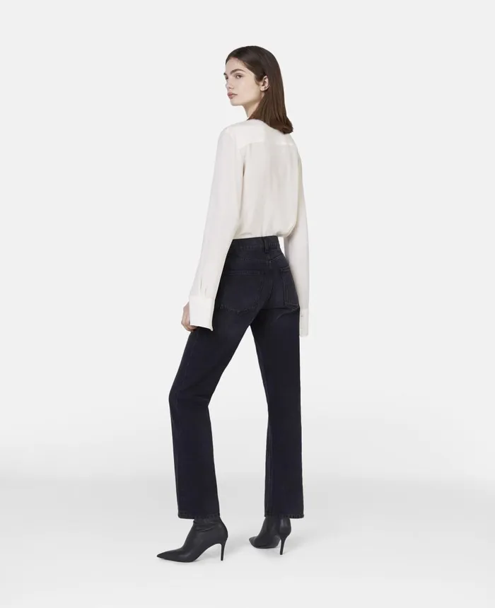 Stella McCartney Silk Crpe De Chine Pussybow Shirt Cream Women Shirts And Tops Stella McCartney Silk Crpe De Chine Pussybow Shirt Cream Women Shirts And Tops