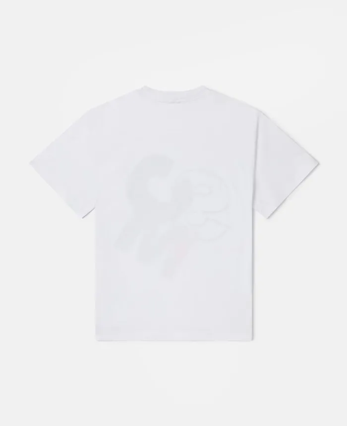 Stella McCartney SMC Camo Logo Oversized TShirt White Kids TShirts And Sweatshirt Stella McCartney SMC Camo Logo Oversized TShirt White Kids TShirts And Sweatshirt
