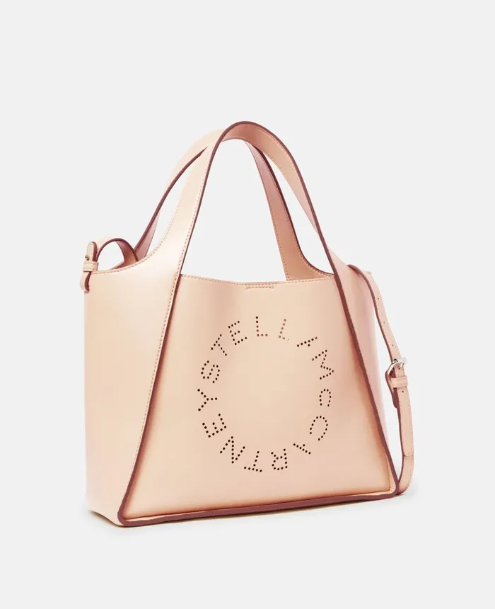 Stella McCartney Stella Logo Crossbody Bag Powder Women Logo Bag