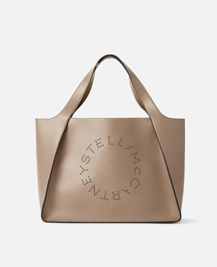 Stella McCartney Stella Logo Tote Bag Moss Women Logo Bag