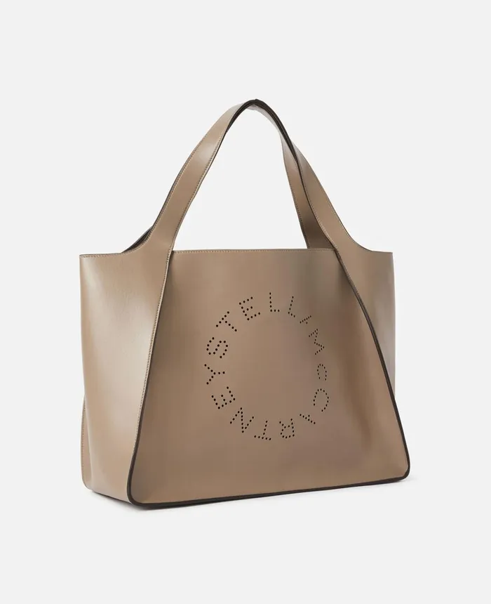 Stella McCartney Stella Logo Tote Bag Moss Women Logo Bag