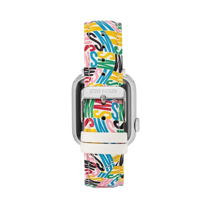 Steve Madden Apple Watch Logo Watch Band Multi 4244mm Womens Watches