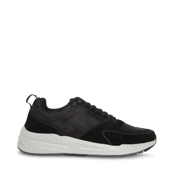 Steve Madden Barron Black Mens Sneakers