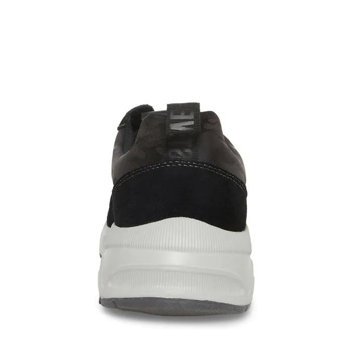 Steve Madden Barron Black Mens Sneakers