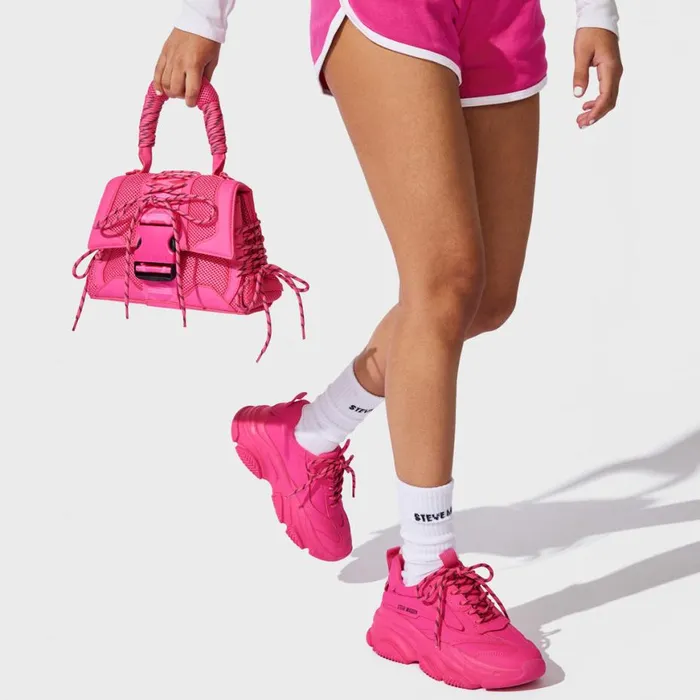 Steve Madden Bdiego Pink Neon Womens Crossbody Bags