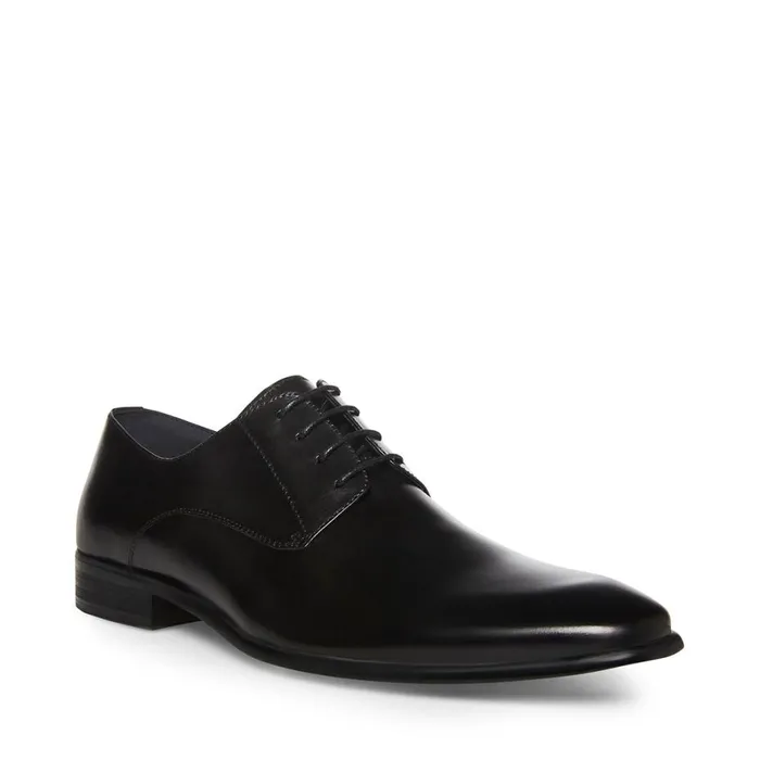 Steve Madden Beaux Black Leather Mens Dress Steve Madden Beaux Black Leather Mens Dress