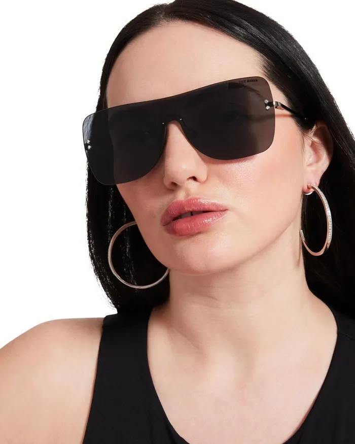 Steve Madden Bentley Sunglasses Black Womens Sunglasses