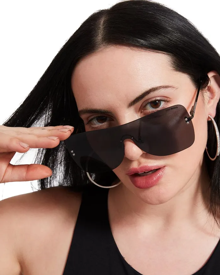 Steve Madden Bentley Sunglasses Black Womens Sunglasses