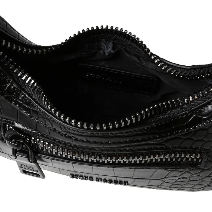 Steve Madden Bjustine Black Womens Crossbody Bags Steve Madden Bjustine Black Womens Crossbody Bags
