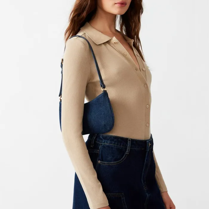 Steve Madden Bwesty Denim Fabric Womens Crossbody Bags Steve Madden Bwesty Denim Fabric Womens Crossbody Bags