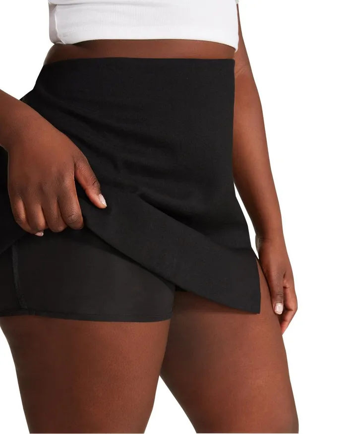Steve Madden Cam Skort Black Womens Bottoms