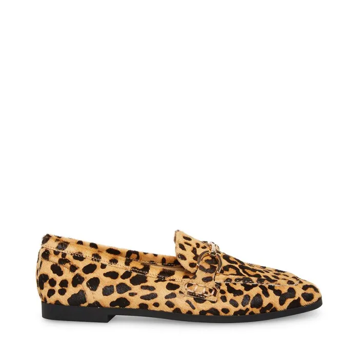 Steve Madden CarrineL Leopard Womens Loafers and Flats