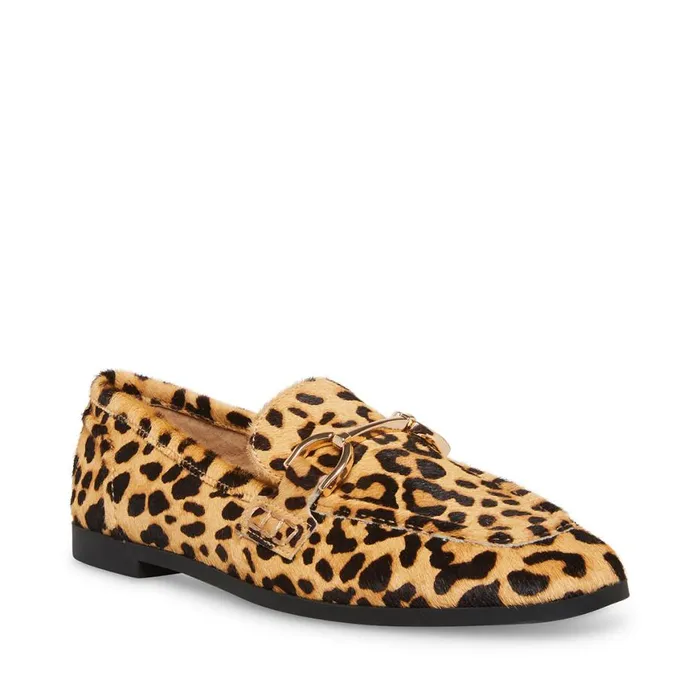 Steve Madden CarrineL Leopard Womens Loafers and Flats