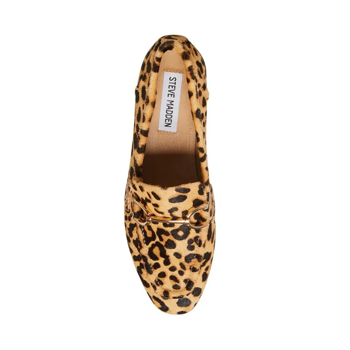Steve Madden CarrineL Leopard Womens Loafers and Flats