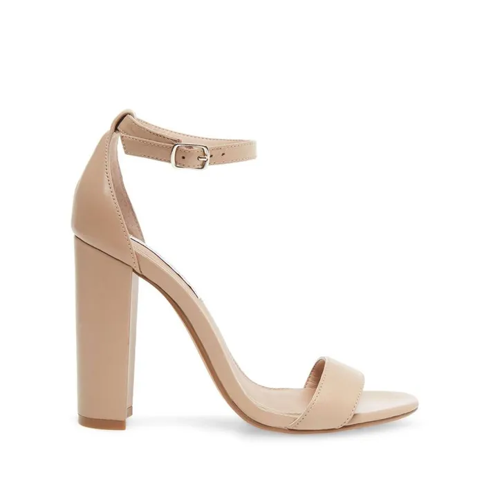 Steve Madden Carrson Blush Leather Womens Heels