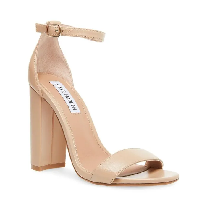 Steve Madden Carrson Blush Leather Womens Heels