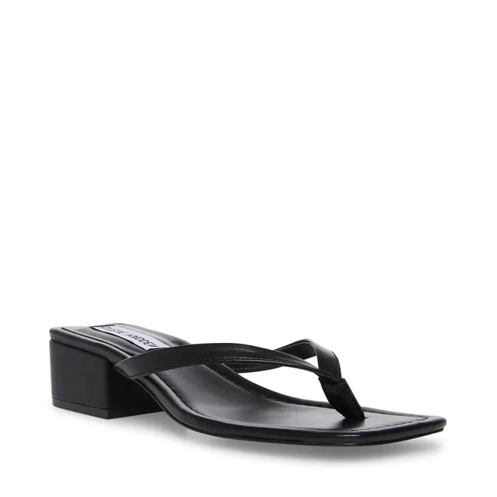 Steve Madden Claudette Black Womens Sandals