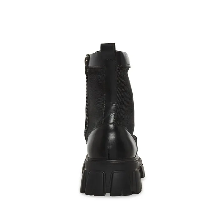 Steve Madden Cortina Black Leather Mens Boots Steve Madden Cortina Black Leather Mens Boots