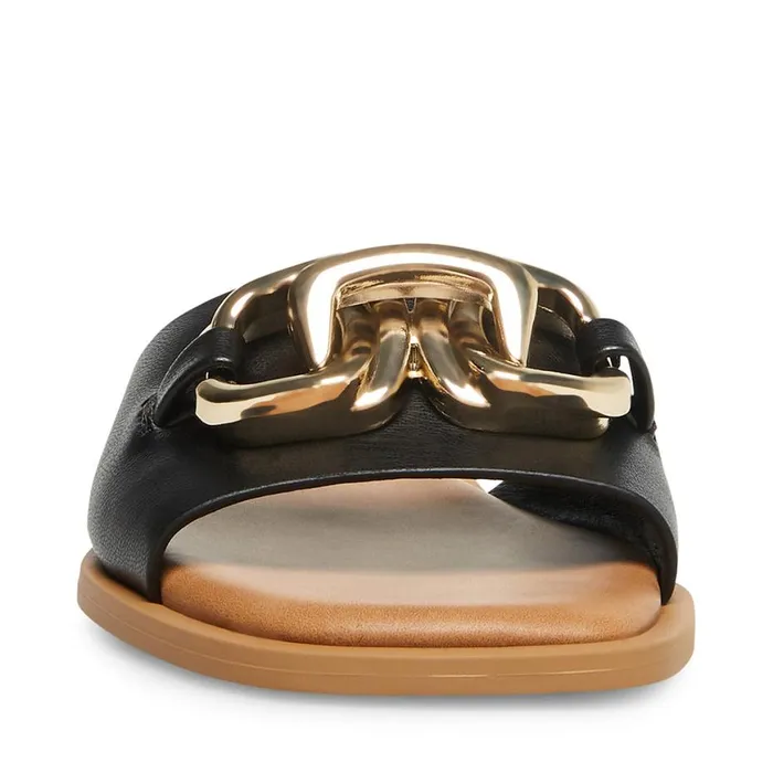 Steve Madden Gene Black Womens Sandals