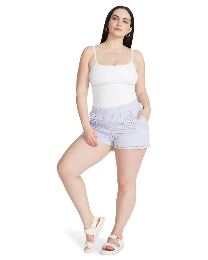 Steve Madden Glennon Short Purple Womens Bottoms