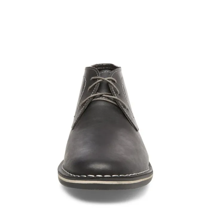 Steve Madden Harken Black Leather Mens Boots