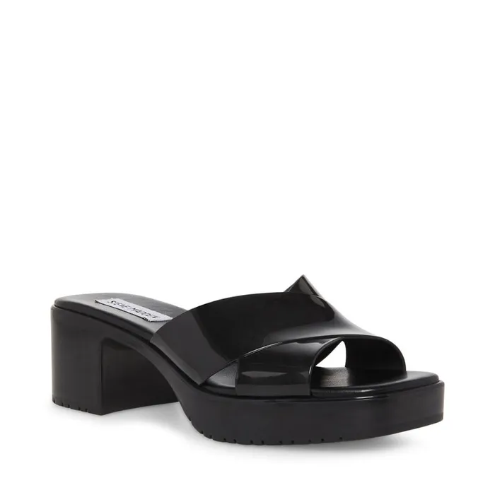 Steve Madden Harley Black Womens Sandals
