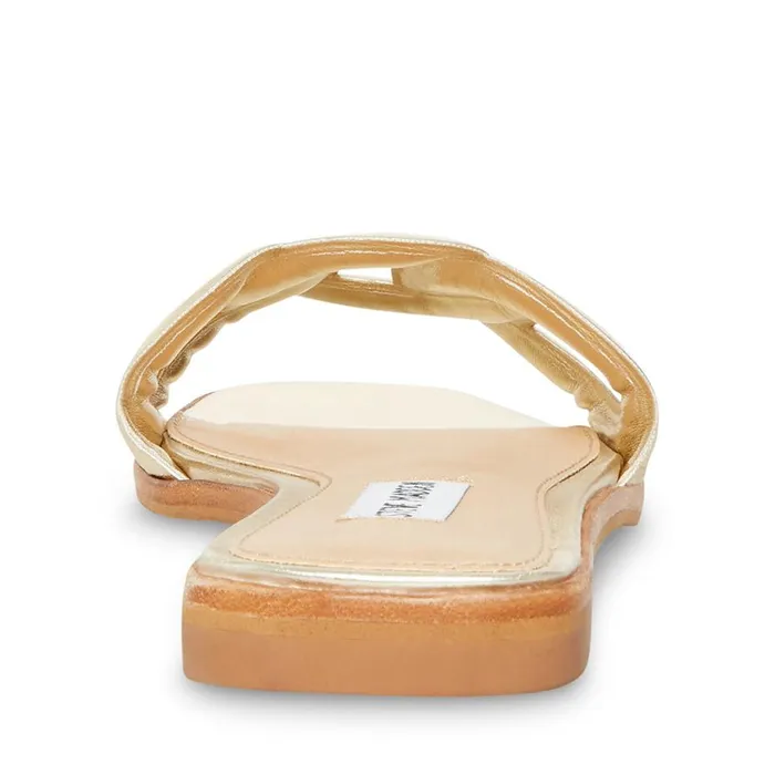 Steve Madden Helene Gold Womens Sandals